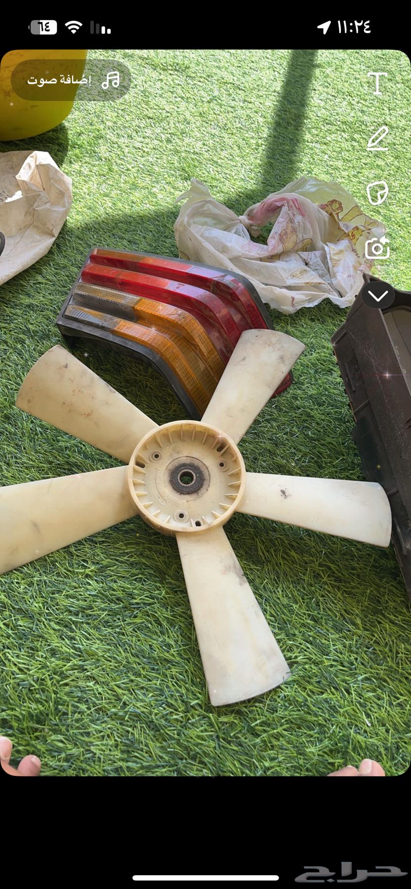 قطع غيار بنز 124 مديل 91 مستعمله اصليه63369681036417110