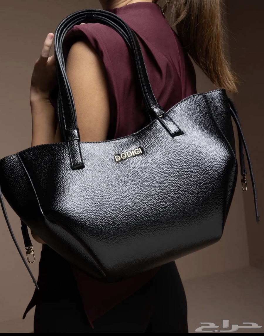 New black leather bag63241904352515110