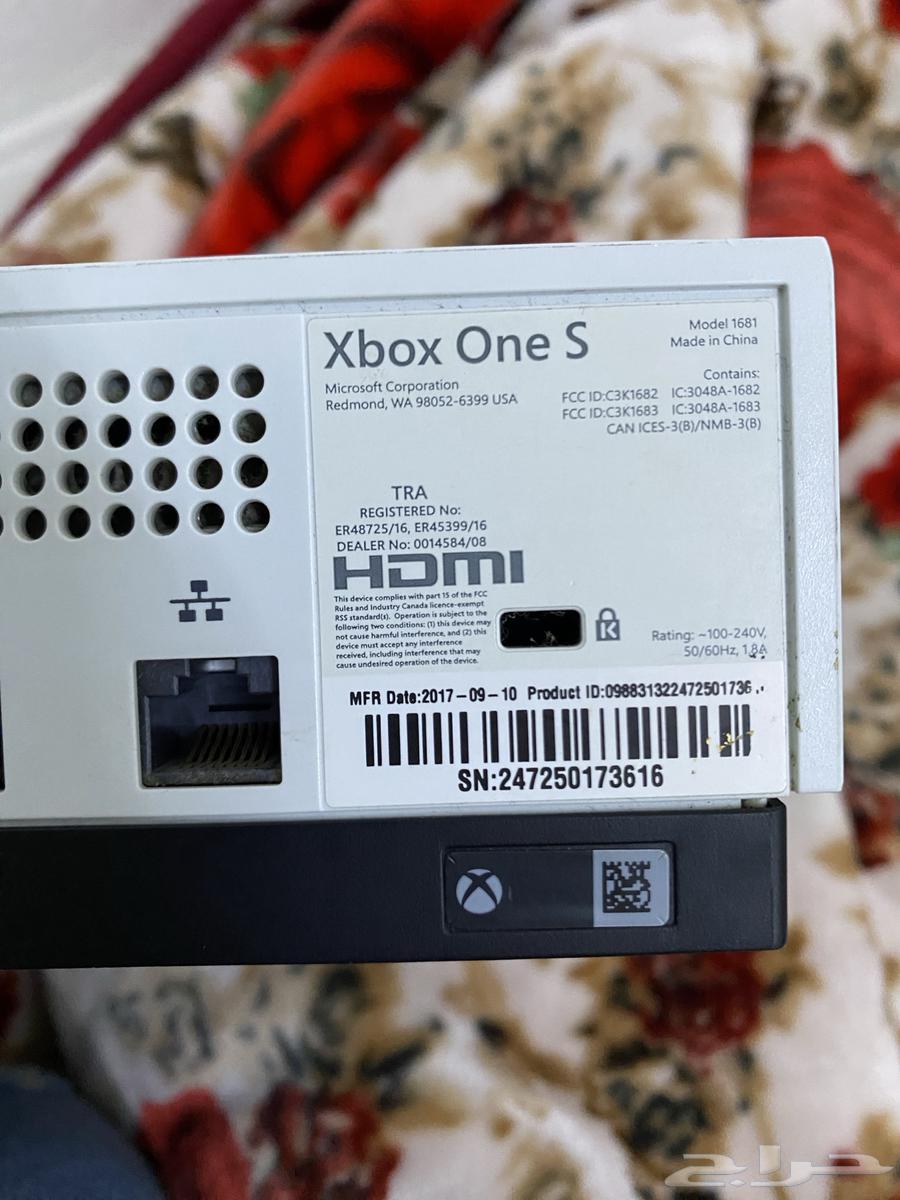 XBOX One S مع جميع الملحقات63239321118594114