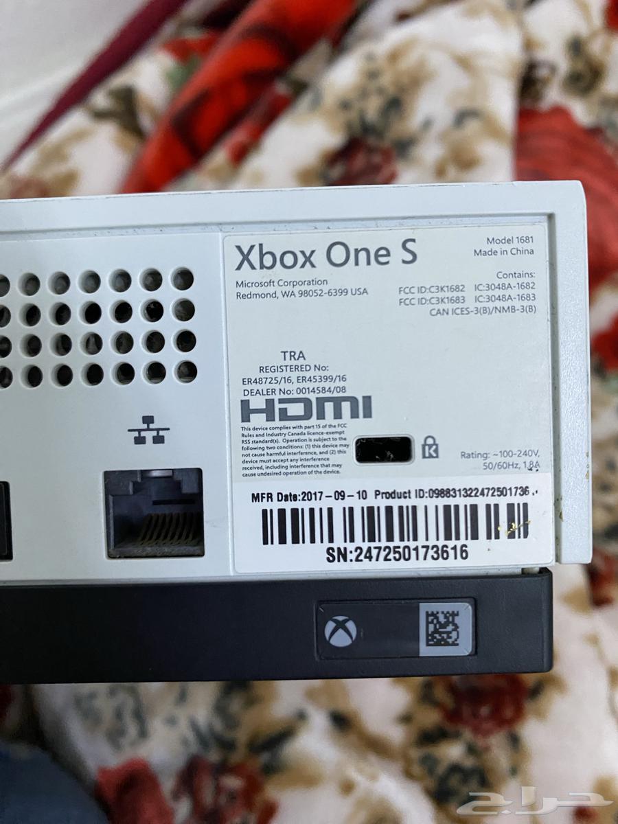 XBOX One S مع جميع الملحقات63239321118594112