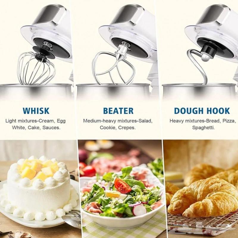 An electric mixer for preparing different types of dough.63238805089795112