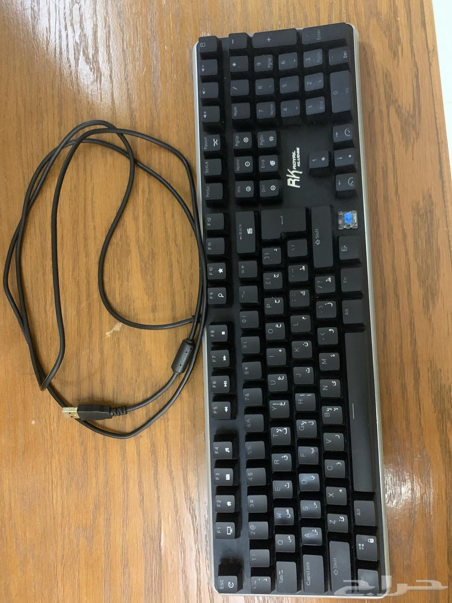 Used RGB Gaming Keyboard with Blue Switches63235329486979119