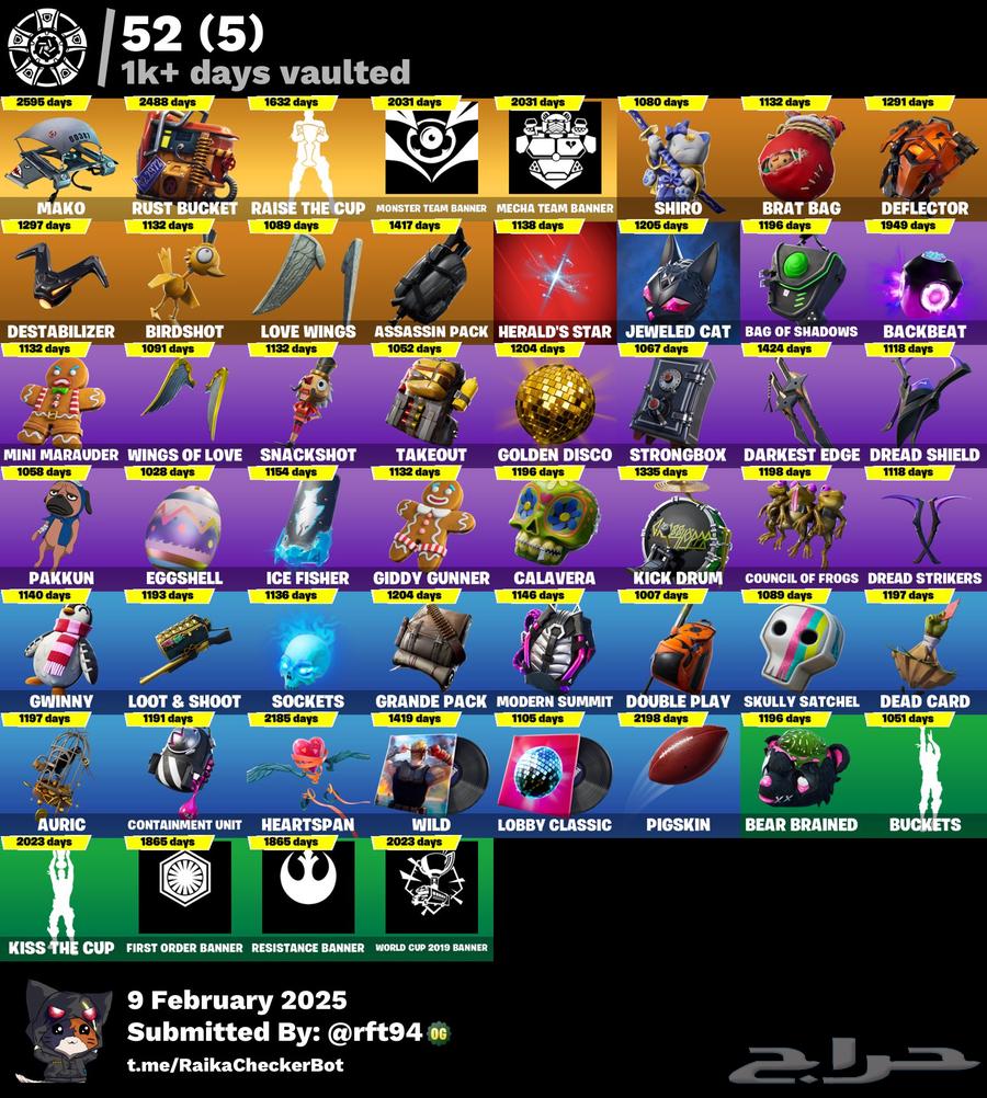 حساب فورت نايت للبيع63234829092099111
