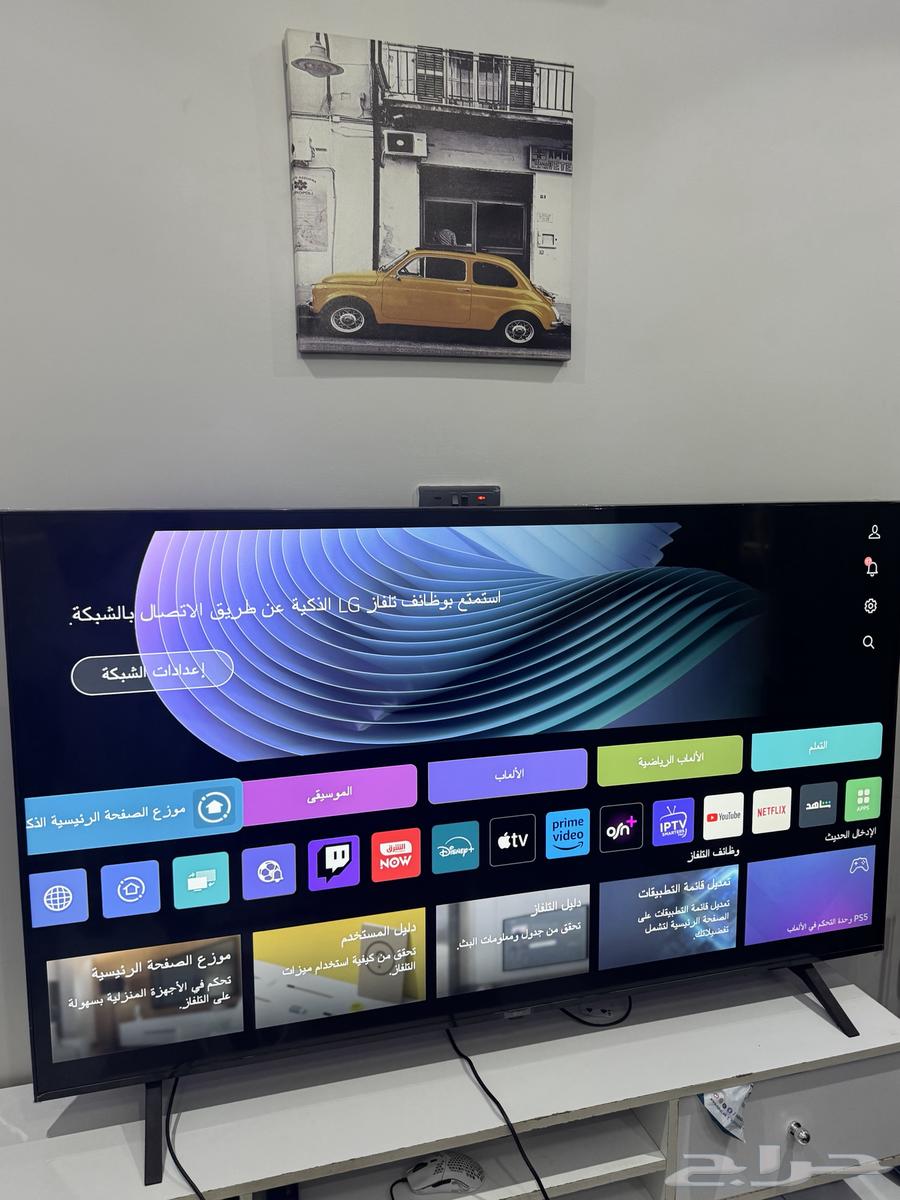 شاشه 65 بوصه LG باقي بكيسها استخدام شهرين الي صامل يجي63349077012355111