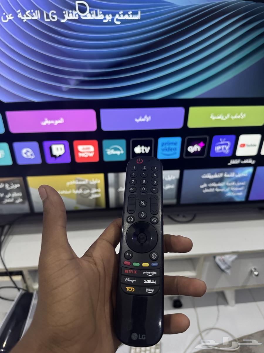 شاشه 65 بوصه LG باقي بكيسها استخدام شهرين الي صامل يجي63349077012355112
