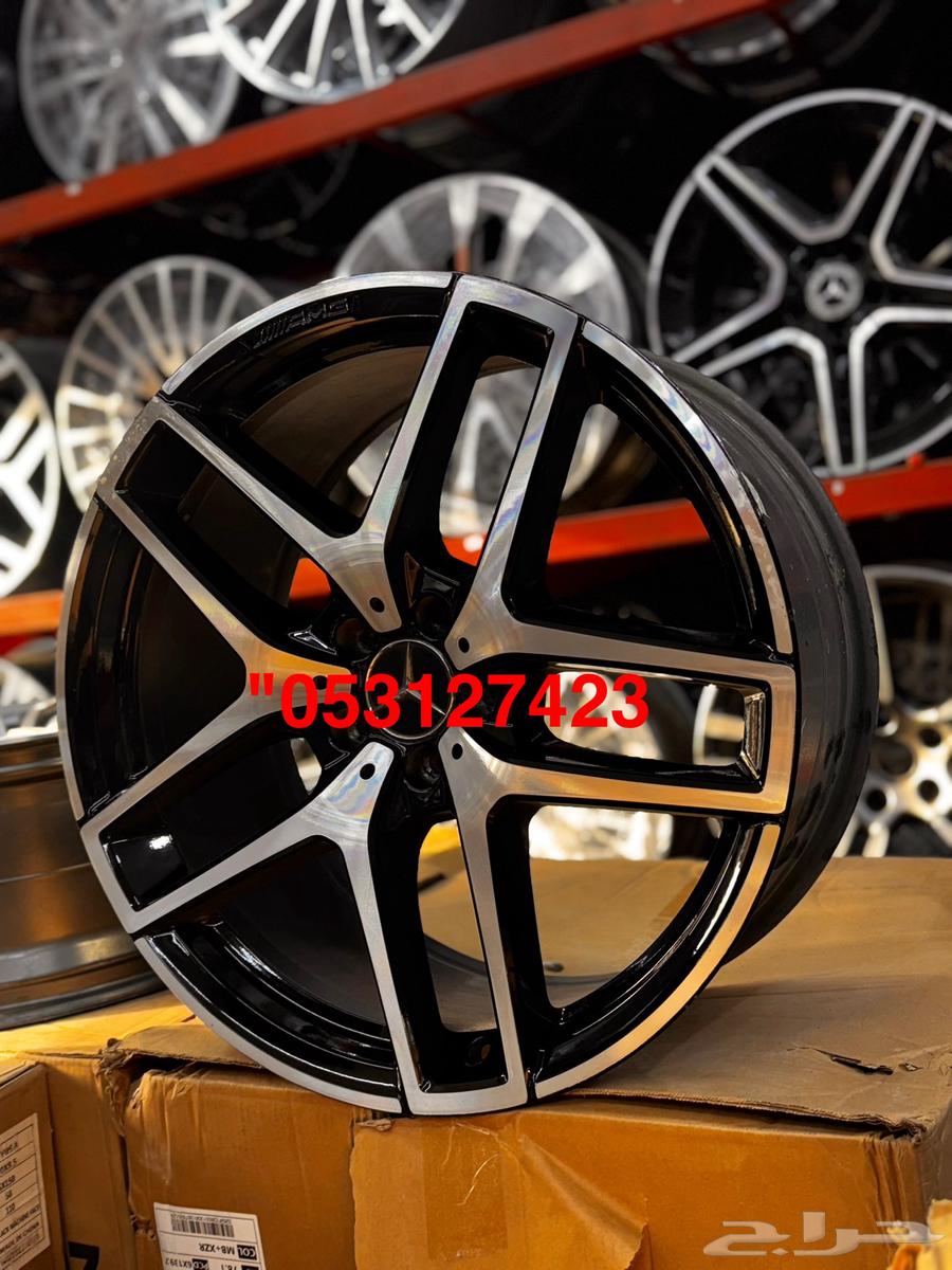 جنوط مرسيدس جي أل اي موديل 2019مقاس21اصلي وكاله63342492977793112
