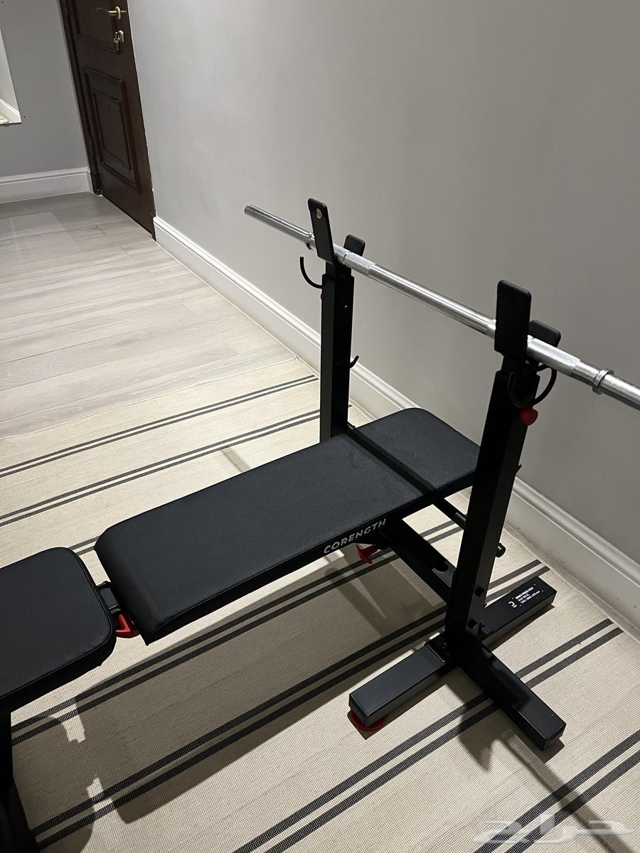 Bench and dumbbell weights and bar for sale63221548304258111