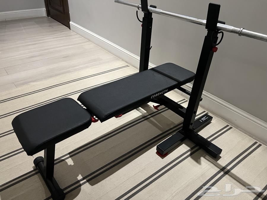 Bench and dumbbell weights and bar for sale63221548304258113