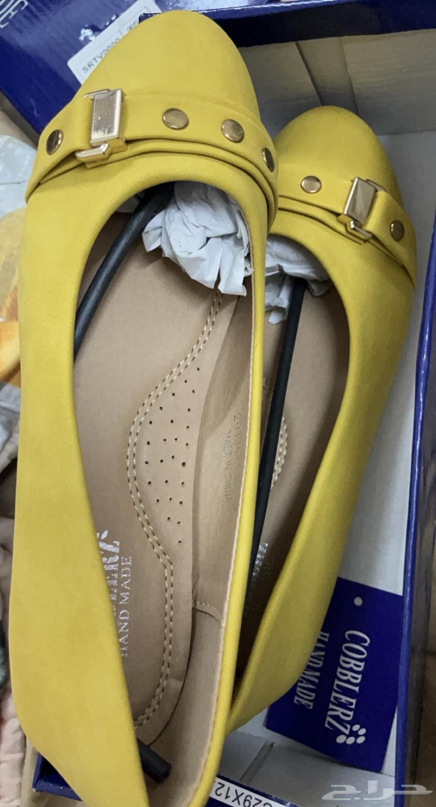 حذاء لون أصفر Hand made63219560447491111