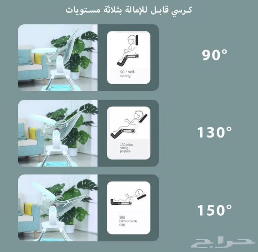 كرسي طعام بدوران كامل 360 درجة - شفاف63220521278209114