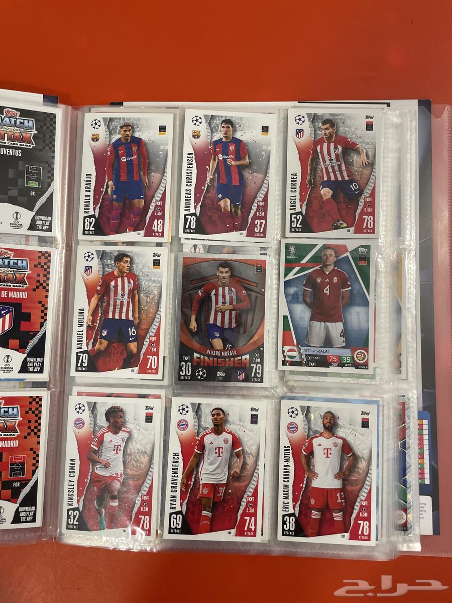 Almost 155 football cards with an album for the cards63527101273090114