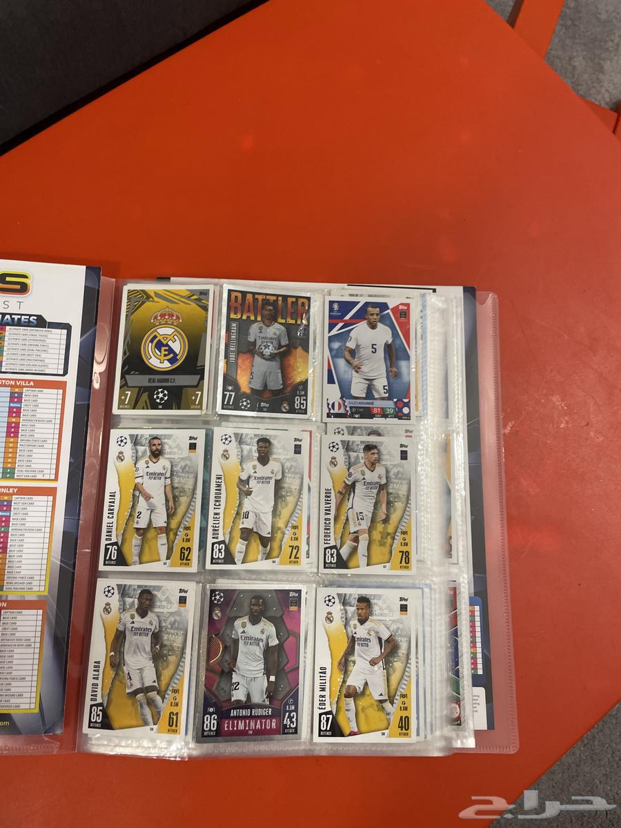 Almost 155 football cards with an album for the cards63527101273090111