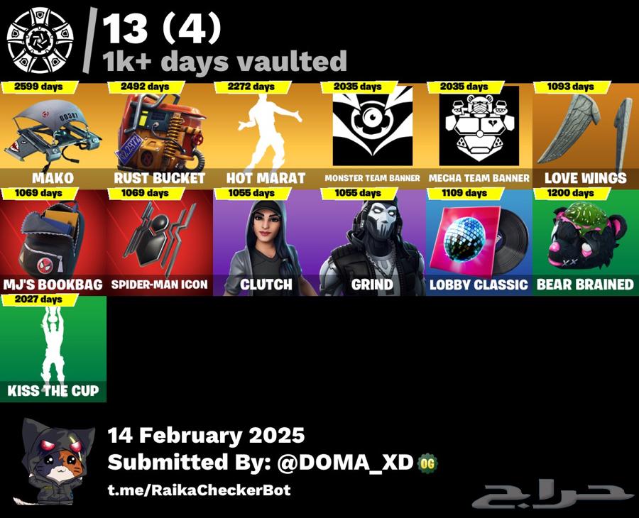 Fortnite Legendary Account (Inba3)63221573311233112