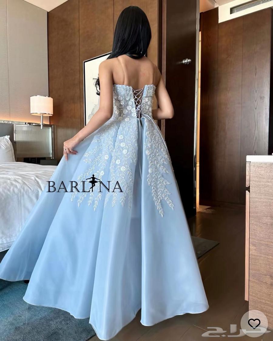 فستان سهره من بارلينا للبيع عدد اللبس مره واحده مقاسS-M63218541426817112