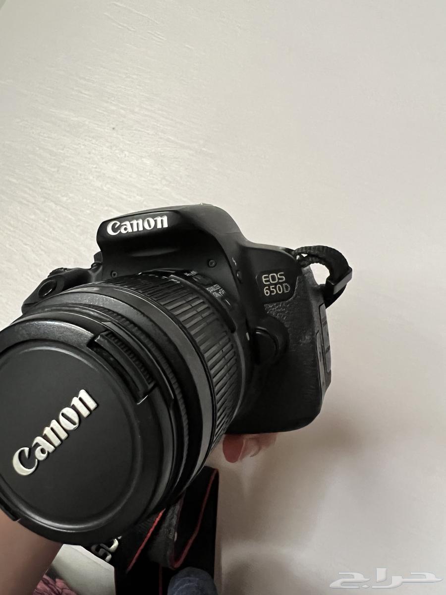 كاميرا كانون 650 دي بحالة ممتازة   canon 650D63218534525569111