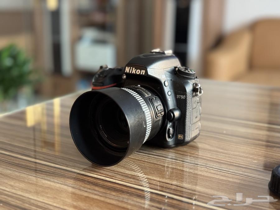 كاميرا نيكون D750-Nikon  عدسة نيكون50mm-F1.8g63218549418114111