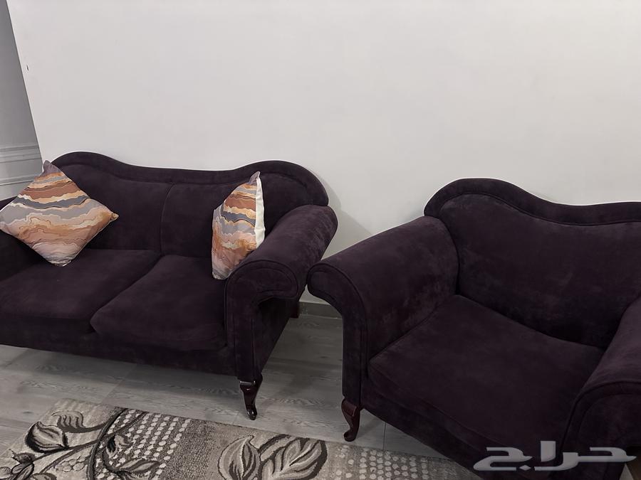 كنب 3 قطع (1 ثلاثي )(1 ثنائي) (1 مفرد) بحاله جيده63219582259331111