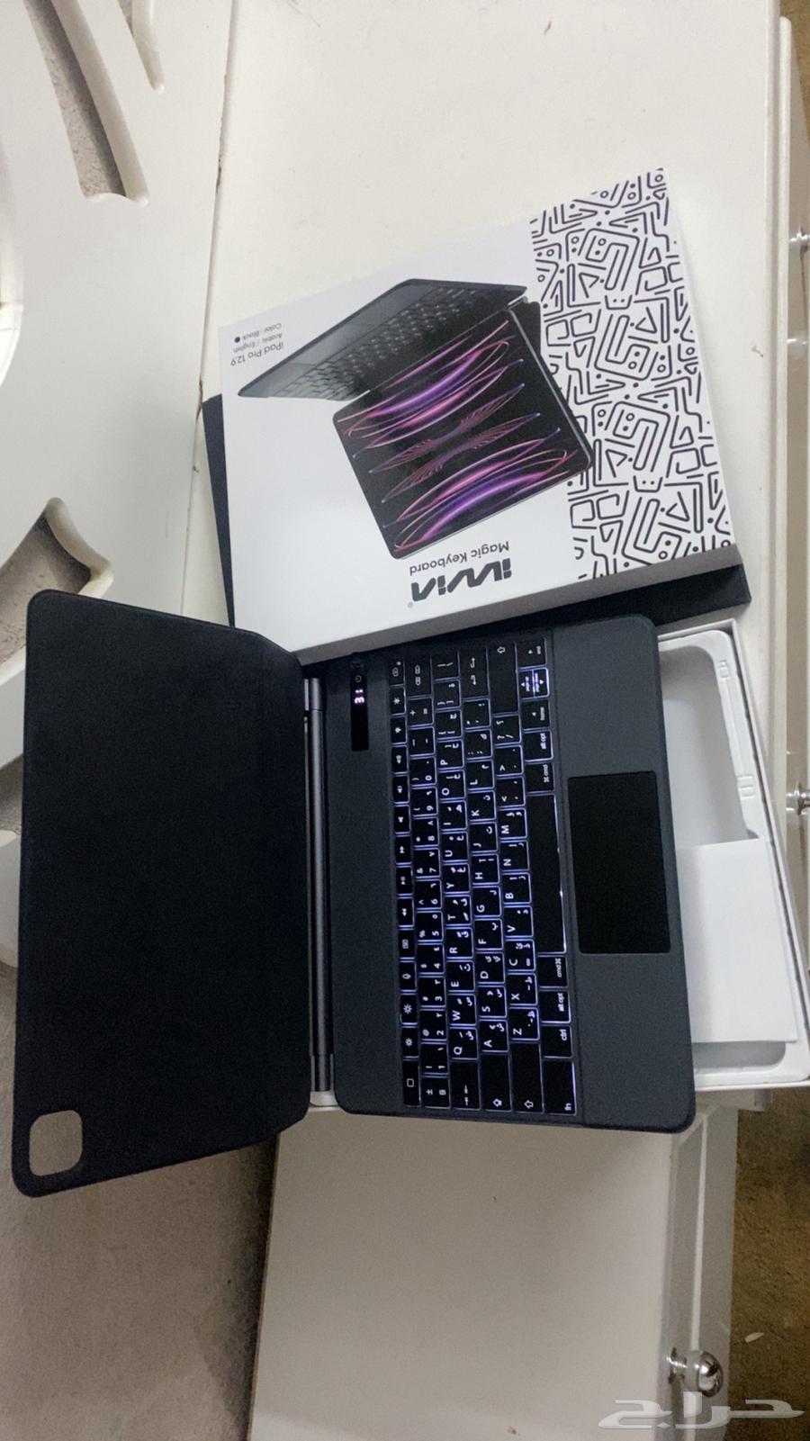 ماك كيبورد 12.9 جديد لم يستخدم63216096075649111