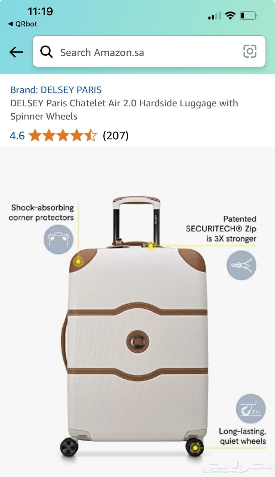 DELSEY Paris Chatelet Air 2.0 Hardside Luggage with Spinner63211131352706113