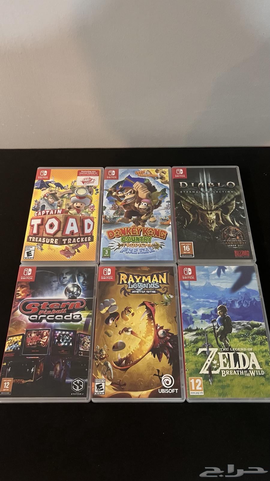 للبيع العاب ننتندو سويتش nintendo switch63522130149633111