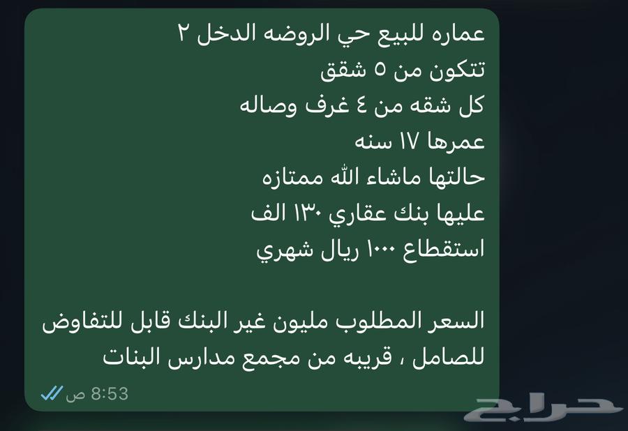 عماره سكنية حي الدخل 262885314981123116