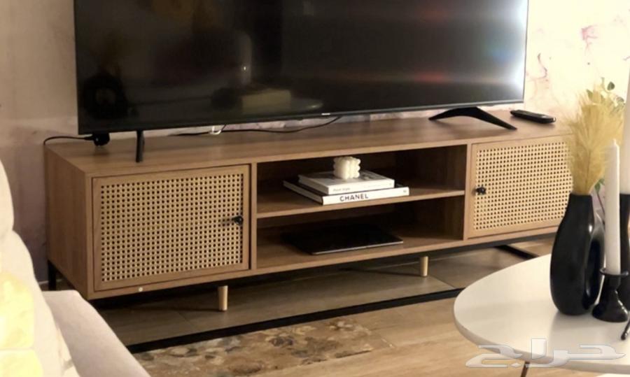 Wooden plasma TV table with iron legs63208118639491111