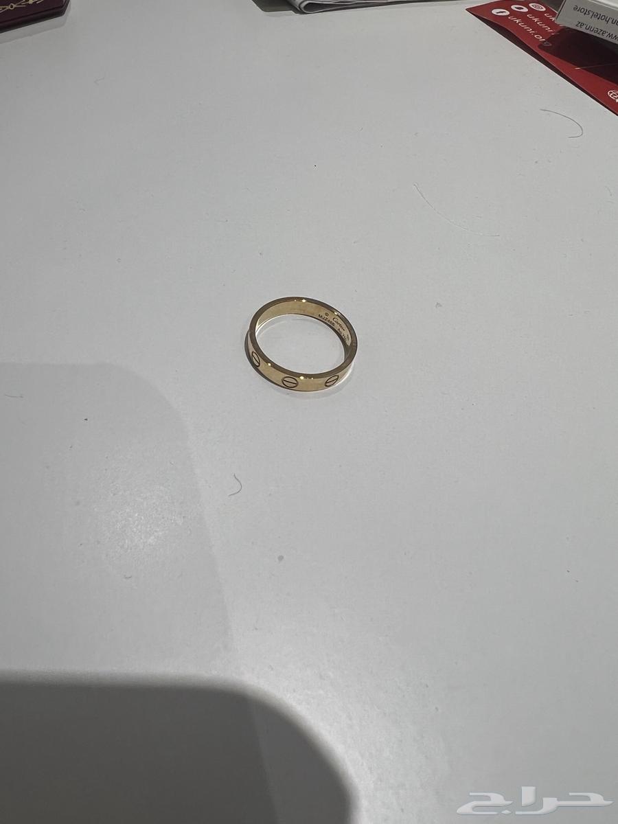 خاتم كارتييه مقاس 52. Cartier Love63207082223491111