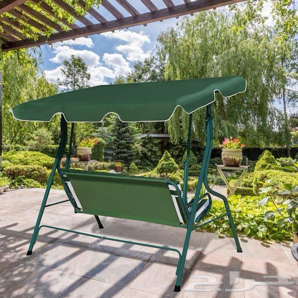 Great swing for gardens - large outdoor swing with canopy and in big size63206108616323114