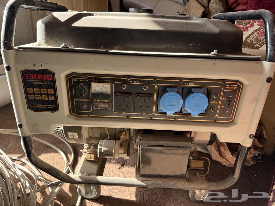 13000 gasoline electric generator63519260394497114