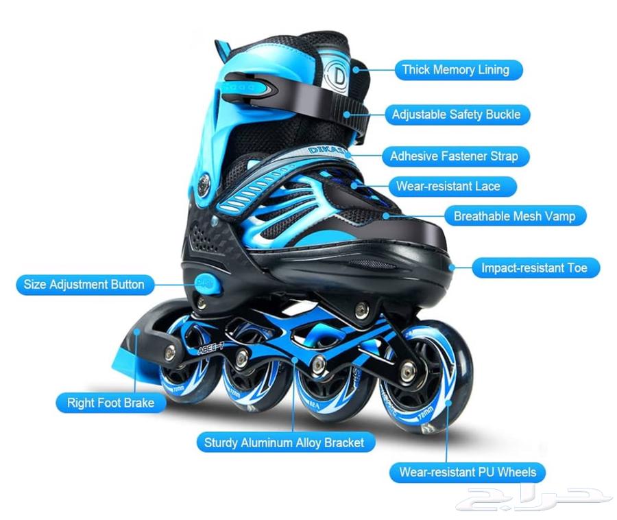Mingzhe Adjustable Illuminating Inline Skates63518402460033111