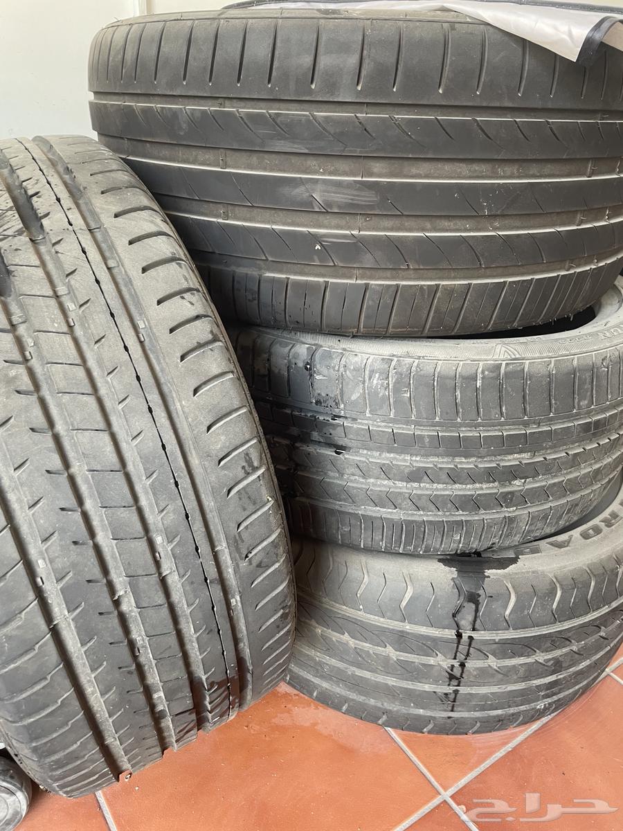 كفرات مقاس 20 و مقاس 18 و مفتاح مرسيدس اصلي وكاله للبيع63303336727299113