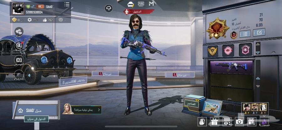 PUBG account level 53, warehouse level 33, popularity 100k63197850423169111