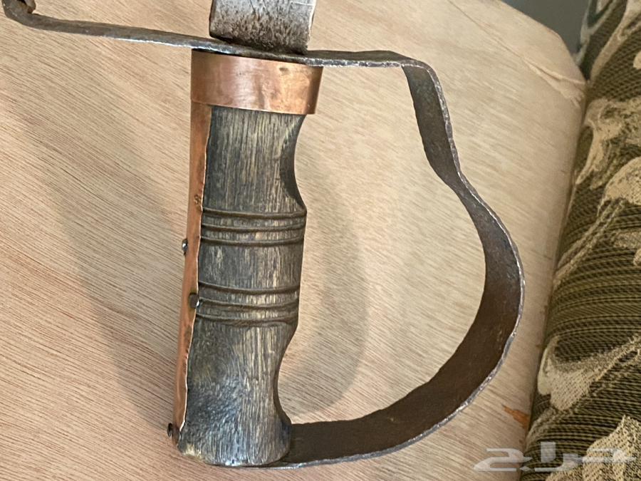 An old Habshi sword with engravings on both sides, and the owner's seal on the sword; a Moroccan sword.63199865423106111