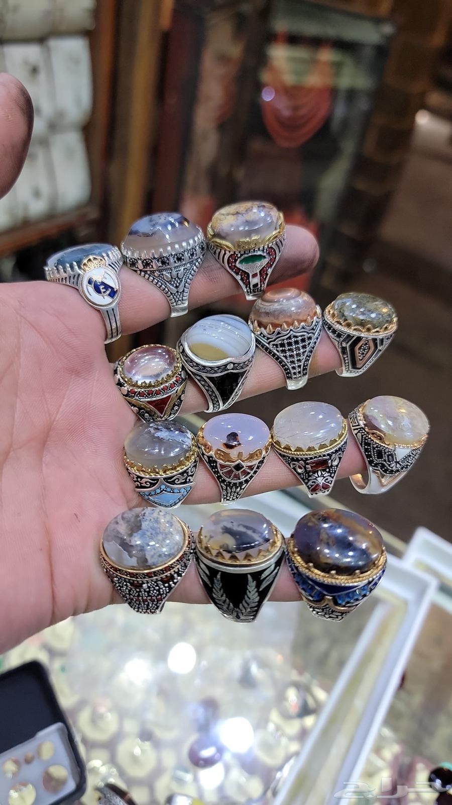 Yemeni agate men's rings63198357051649111