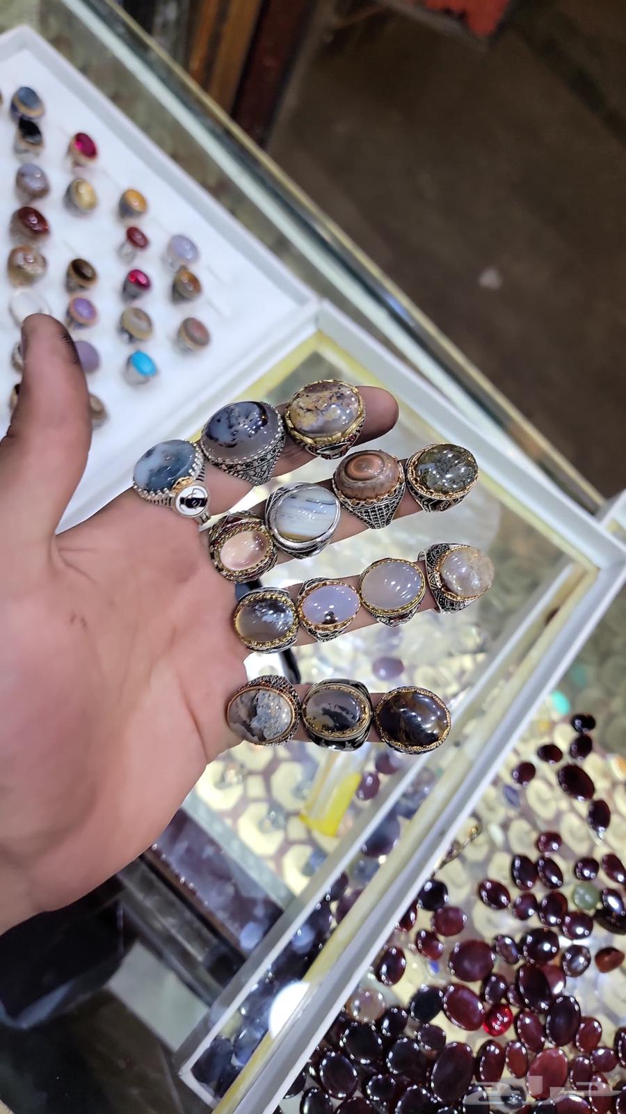 Yemeni agate men's rings63198357051649112