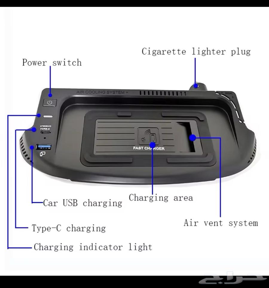 Wireless charger for Mustang 201563303126480897112