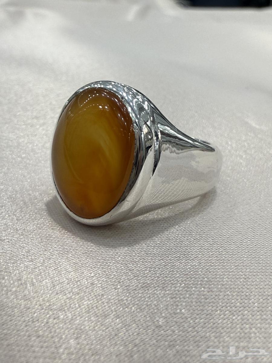 Yemeni agate stone silver ring63197376966529111