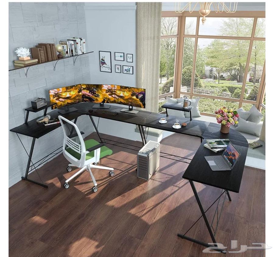 Administrative office L-shaped PC gaming desk63193306922498113