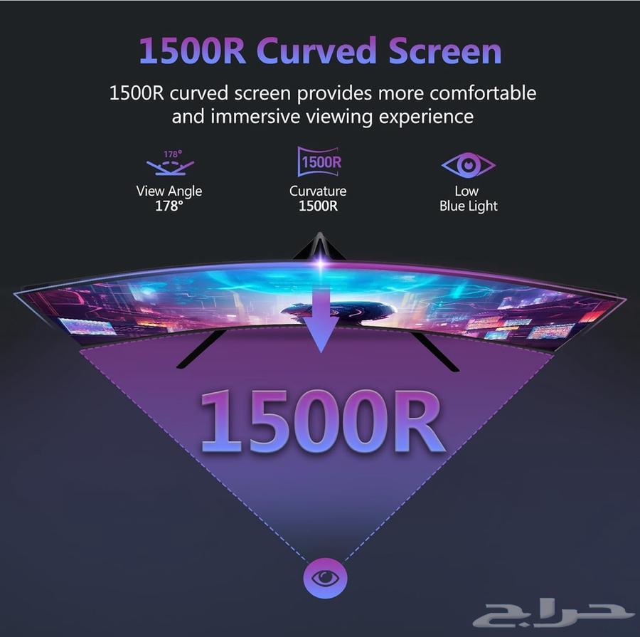 For sale: 27-inch 165Hz curved gaming monitor, 1500R curvature63192303497729112