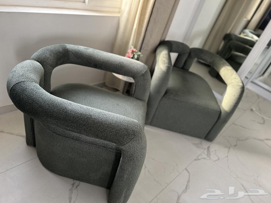 Modern new green sofa (two pieces)63189331535875111