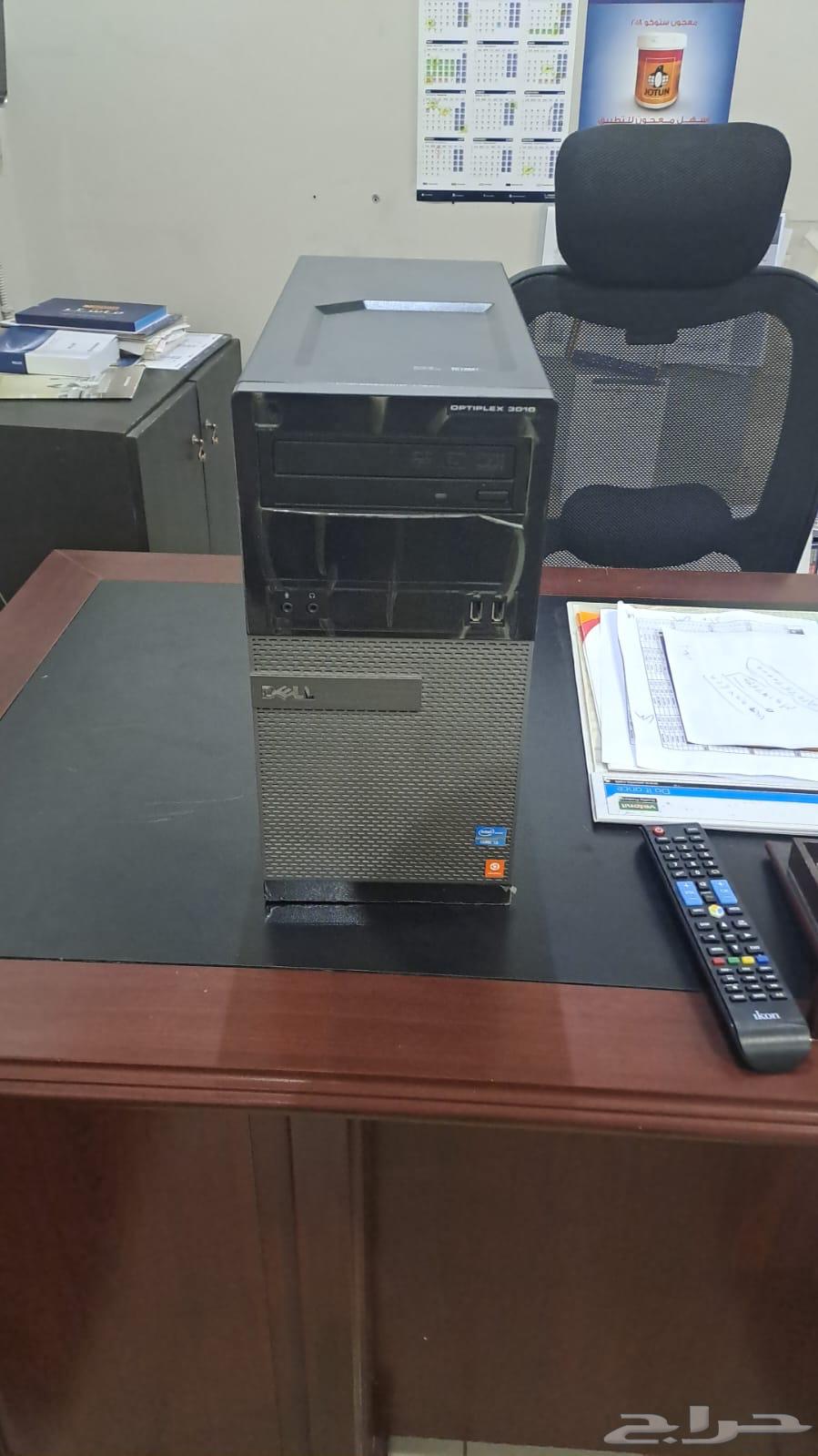 جهاز كمبيوتر مكتبي وطابعه63185980661250113