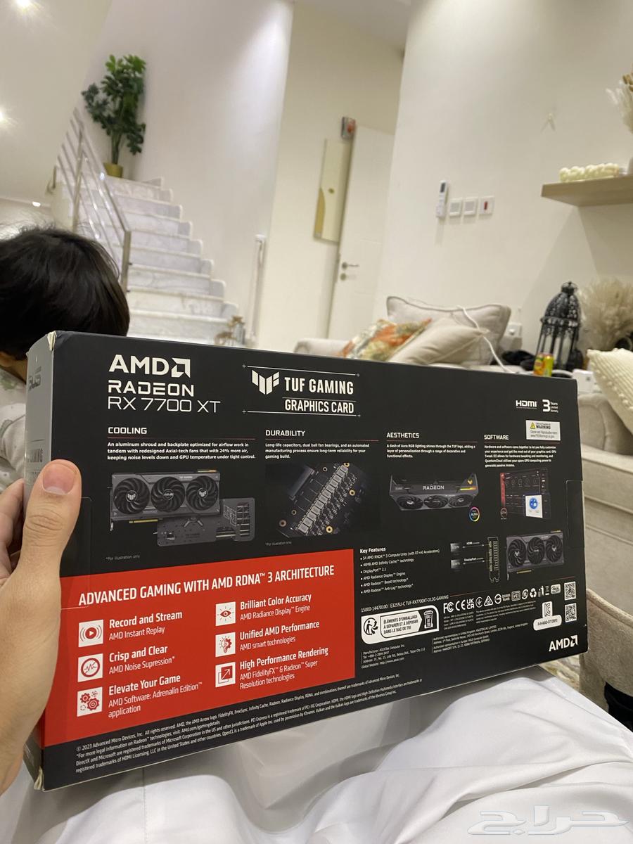 (مبيوع) AMD 7700 RADEON XT63184940033282112