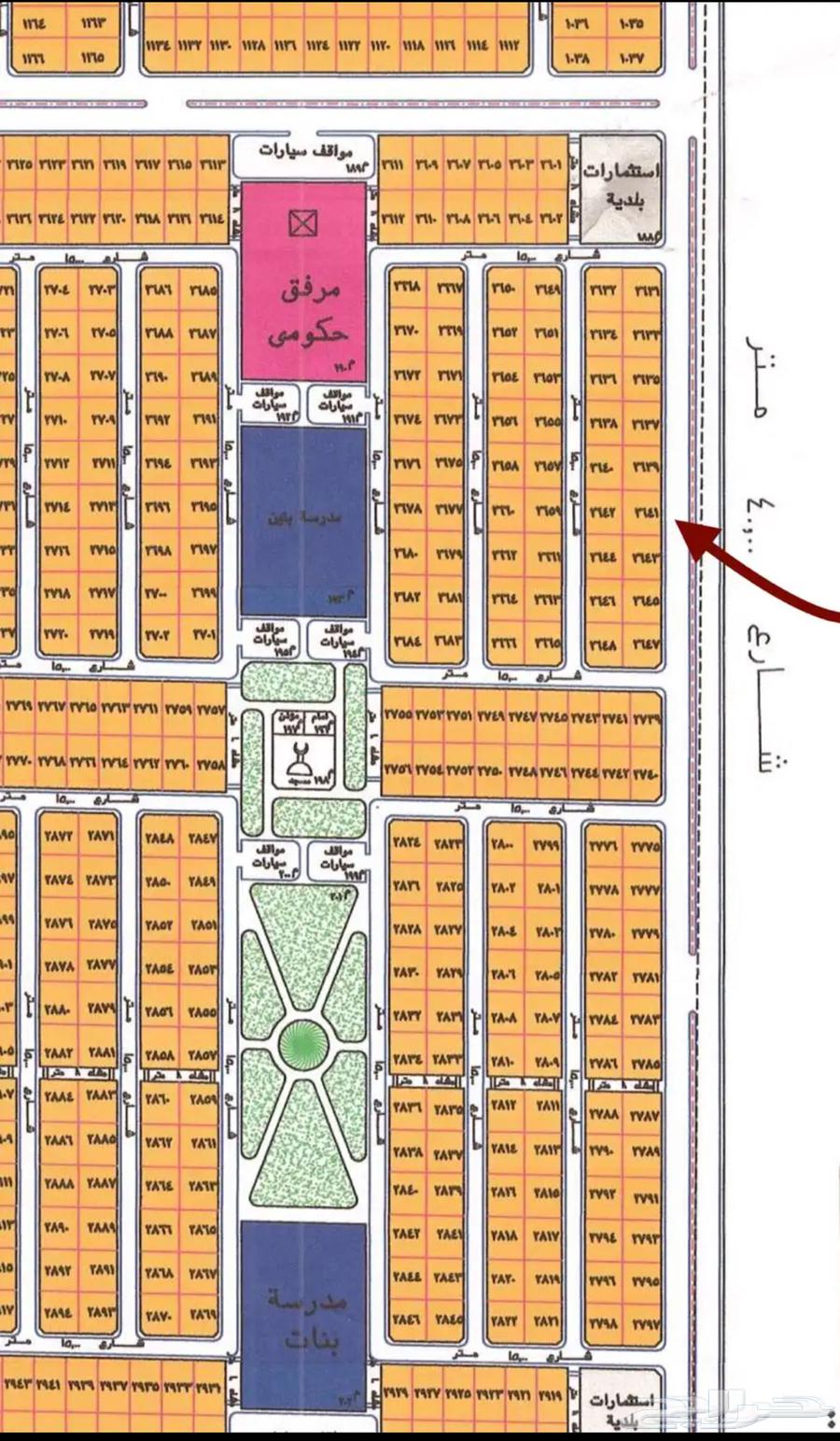A commercial land in Al-Naim, Rabigh, adjacent to a commercial street of 28 meters63015210838659115