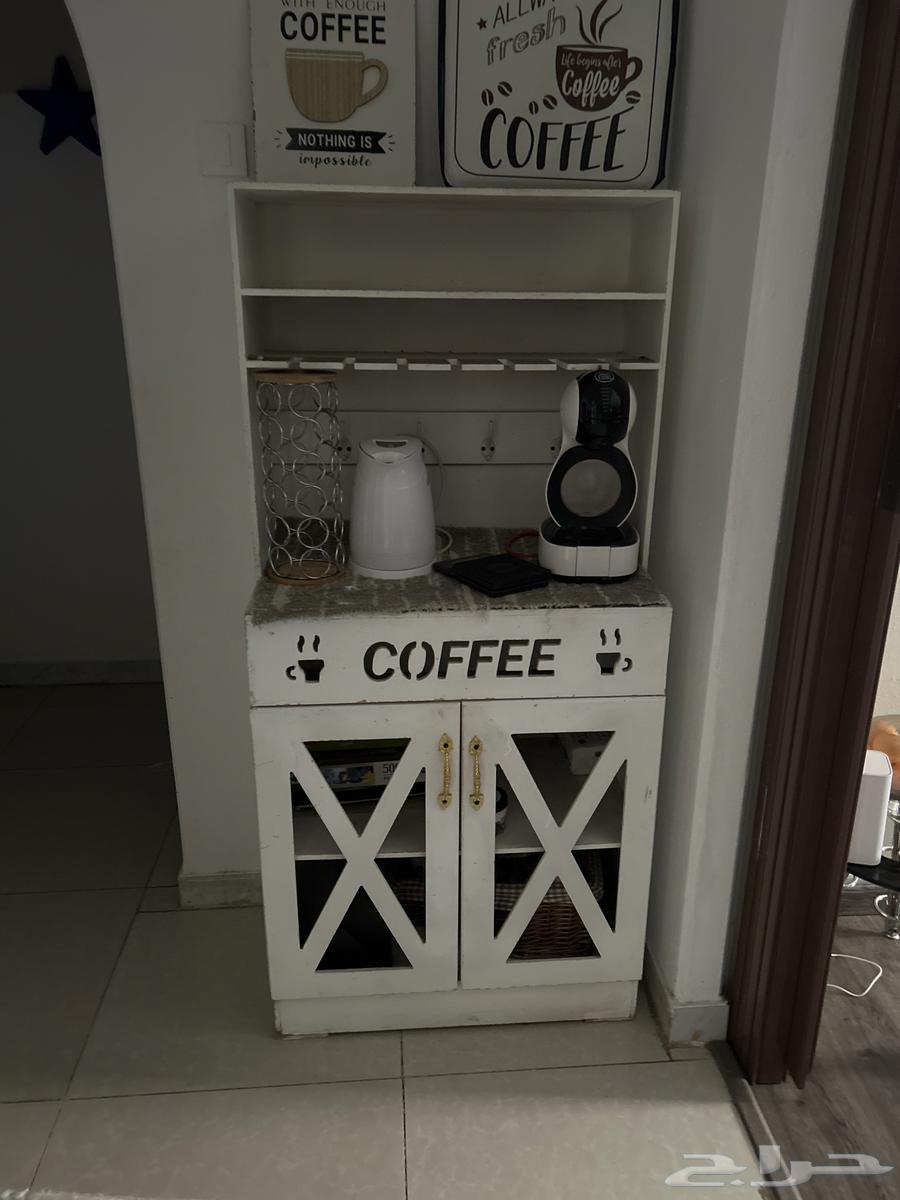 طابعة. مكتب صغير من ايكيا. ودرج كوفي. مستعمله63182488291585112