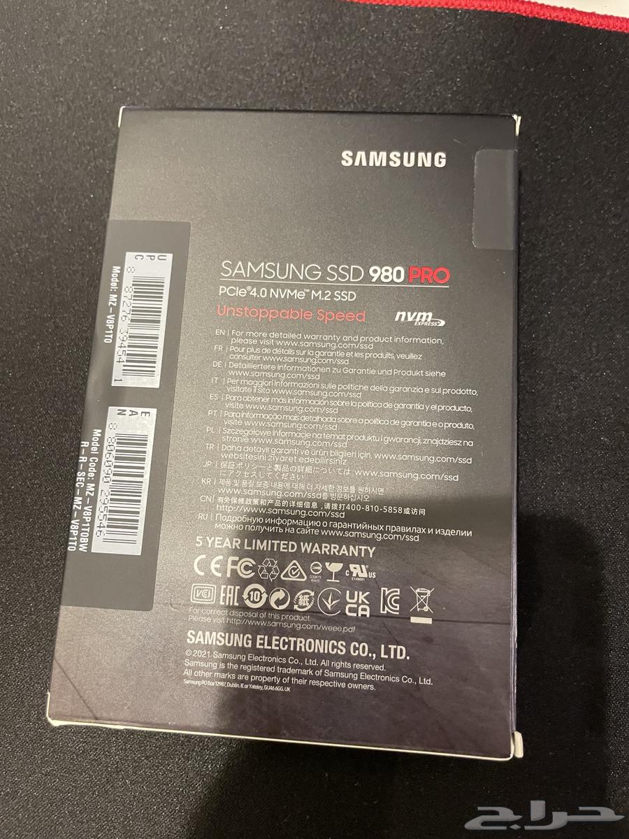 سامسونج 1 تيرا جديدة للبيع m.2 ssd63180071424770112