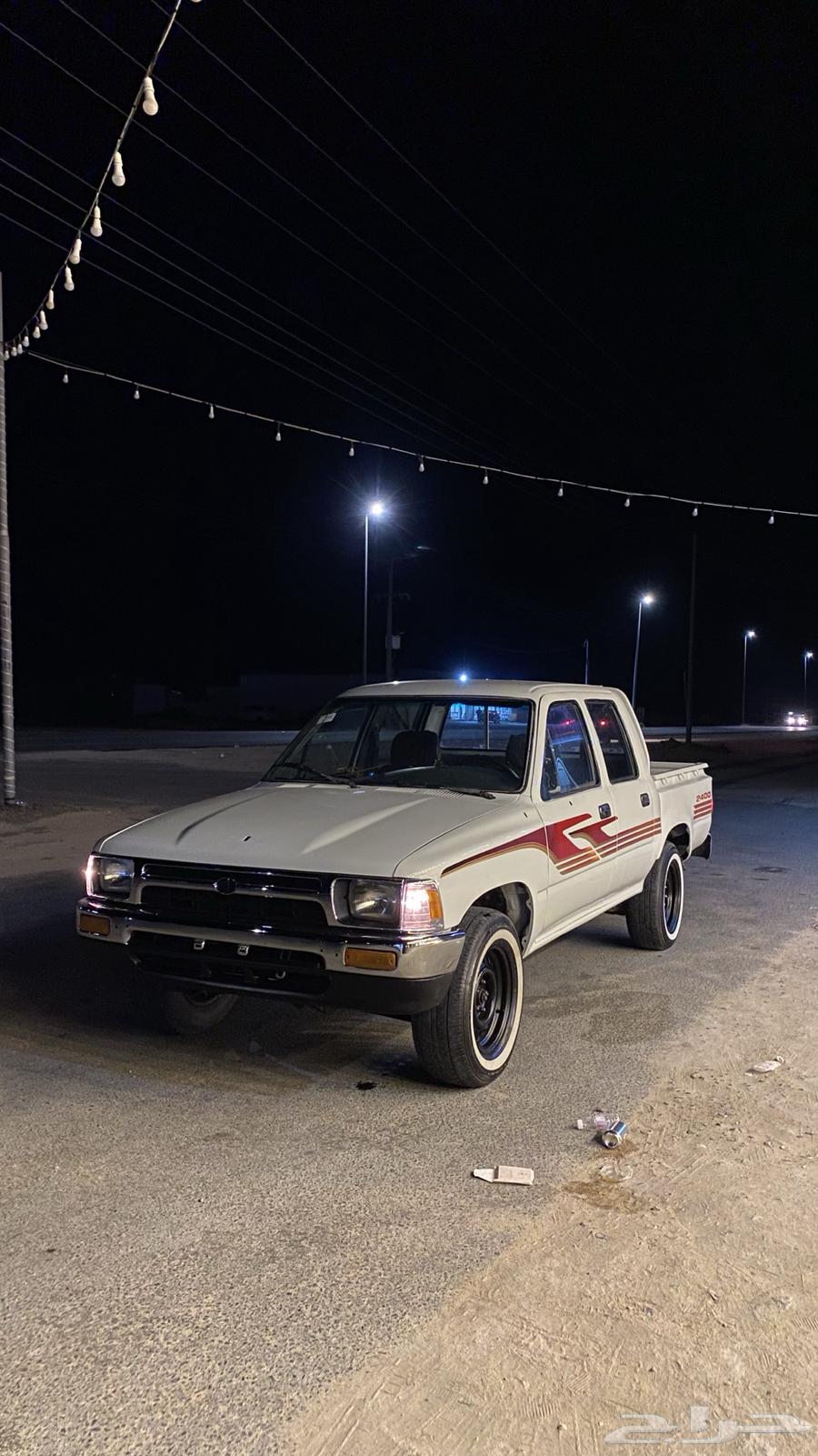هايلكس مديل 1991 عليها شطرطون 1997 مرشوش كامل رش نضيف63268166802049112