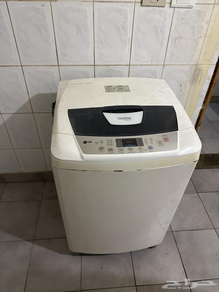 Refrigerator, 5-burner cooker, washing machine, bedroom set with large bed and mattress63509941870850113