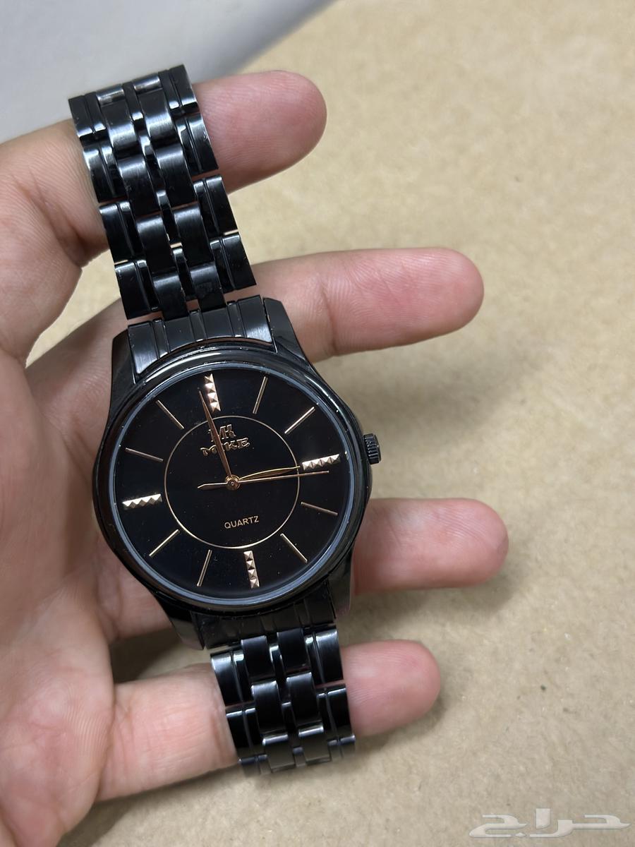 ساعة رجالية مايك سوداء63178166854403114