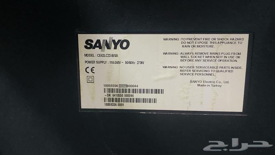 للبيع تلفزيون SANYO 42 بوصه63178634049410111