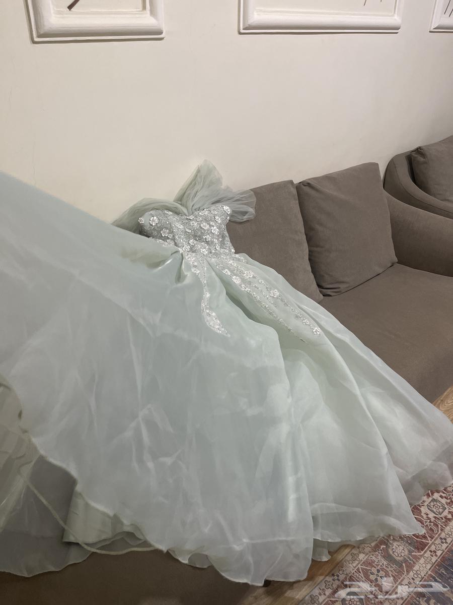فستان استخدام واحد فقط جديد طويل شوي ويجننن شكله رهيب وأنيق63174513467138112